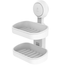 Soap Holder Soap Dish for Shower, Suction Cup Soap Holder for Shower Wall, Ba...