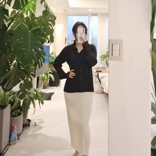 Issey Miyake Fete Black Pleated Jacket, Size 3