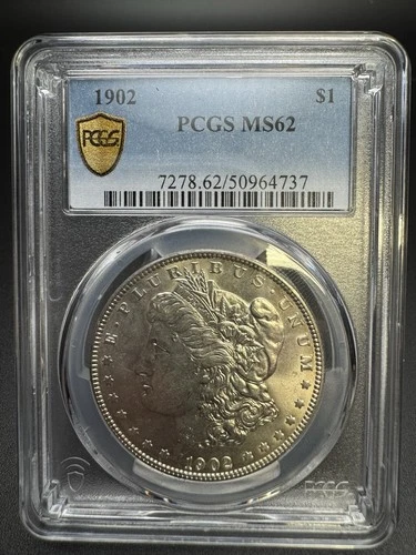 1902 Morgan Silver Dollar PCGS MS-62