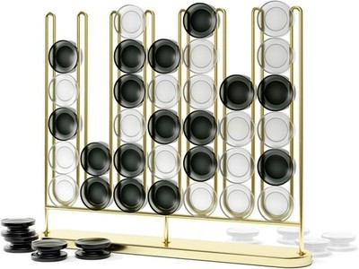 Umbra Sung Woo Park Design STAX - Four in a Row - BRASS