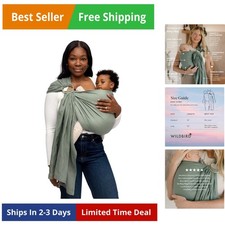 Ring Sling Baby Carrier - 0-36 up to 35 lbs - Standard 74" Acadian  Bronze ...