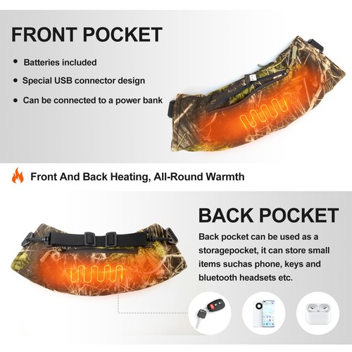 Heated Hand Muff, 10000mAh USB Electric Hand Warmer Pouch with Rechargeable B... - Picture 4 of 7