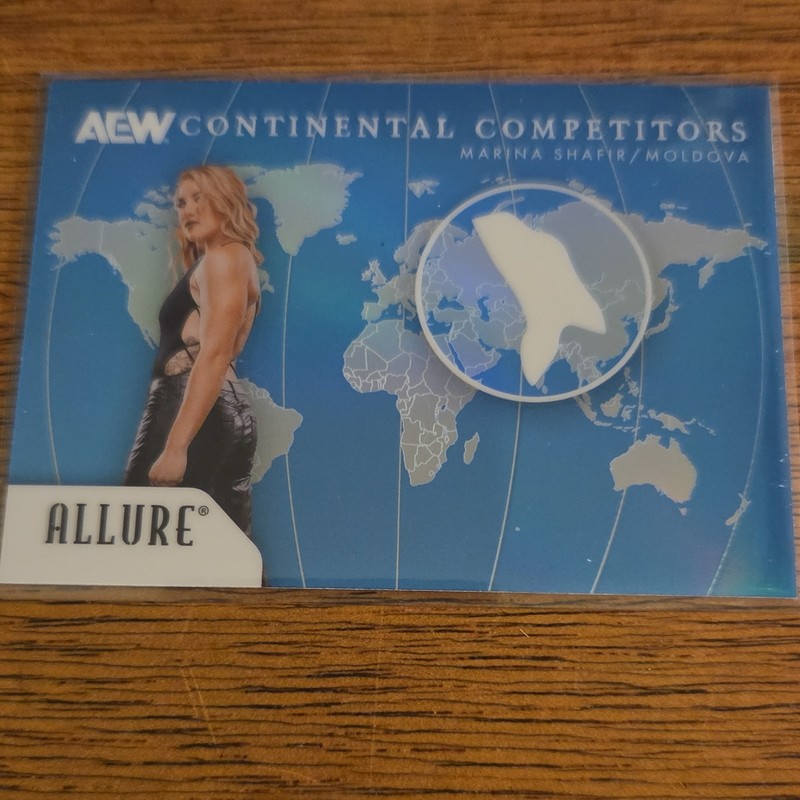 Upper Deck 2026 Allure AEW Marina Shafir Continental Competitors #CC-10 Insert