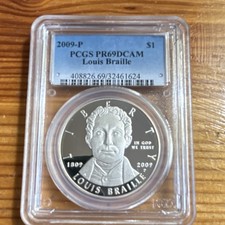 2019-P $1 Apollo 11 50th Anniversary 5oz 999 Silver PCGS PR70DCAM