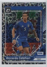 2024-25 Panini Donruss FIFA Optic Velocity Prizm Riccardo Calafiori #24 8d2