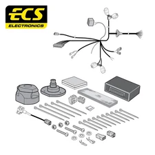 ECS 13 Pin Car Towbar Electrics Wiring For Suzuki Ignis 5 Door Hatch 2017-Onward