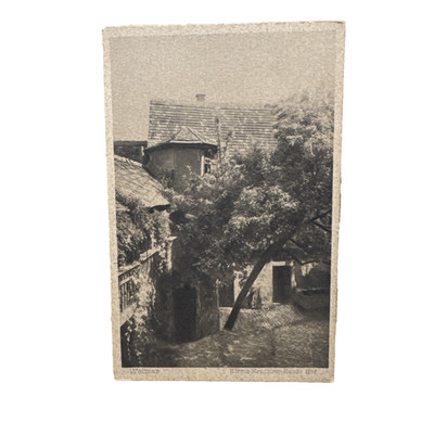 Postkarte AK Weimar Kirms Krackow Haus Hof Ungelaufen Ansichtskarte