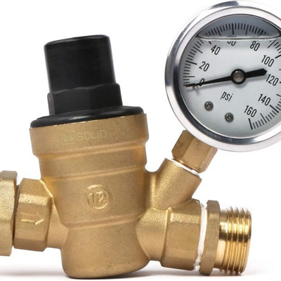 #ad #ad Water Regulator Valve 3 4quot; NH Thread NO Lead Brass Adjustable RV Pressure $35.99