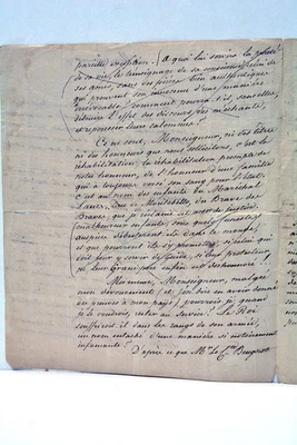 LANNES (Louis Napoléon Auguste) Lettres honneur mémoire de son père c.1815 - Photo 1/4