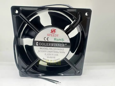 1PCS SPEEDY SA12038SA2 AC220V-240V 0.12A/0.10A Cabinet Cooling Fan 120*38MM