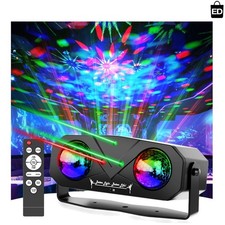 Vibrant Party Strobe Light with Remote Sound Sync - Illumination for Events