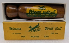 Vintage Weems Wild Call No. 101 For Fox Wolves Cats w/ Papers In Box - Mint!