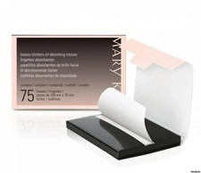 Mary Kay Beauty Blotters Oil-Absorbing Tissues   75 Sheets  Shine Control  New