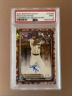 Braylon Payne AUTO PEANUTS #/5 2024 1st Bowman Draft Chrome Autograph PSA 9