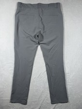 PETER MILLAR CROWN CRAFTED Performance 5-Pocket Golf Pants Gray Sz 35X32