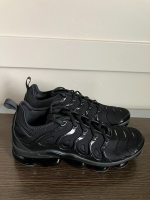 Nike Air VaporMax Plus 'Triple Black' Sneakers 924453-004 Men's Size 10.5