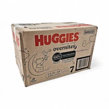 Huggies Overnites - Winnie The Pooh Diapers (Size 7) - 68 Count