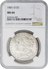 1901-O Morgan Silver Dollar $ MS66 NGC 950904-14