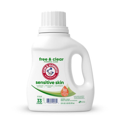 Sensitive Skin Free & Clear Liquid Laundry Detergent, 33 Loads, 33 Fl Oz