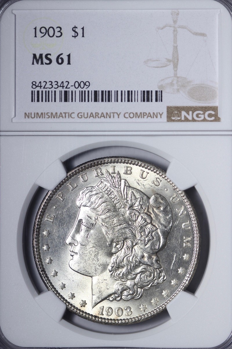 BU 1903 Morgan Silver Dollar NGC MS61 ZQCVJ | eBay