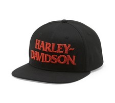Harley Lightning Eagle Panhead Fitted Cap - Harley Black 97787-25VM