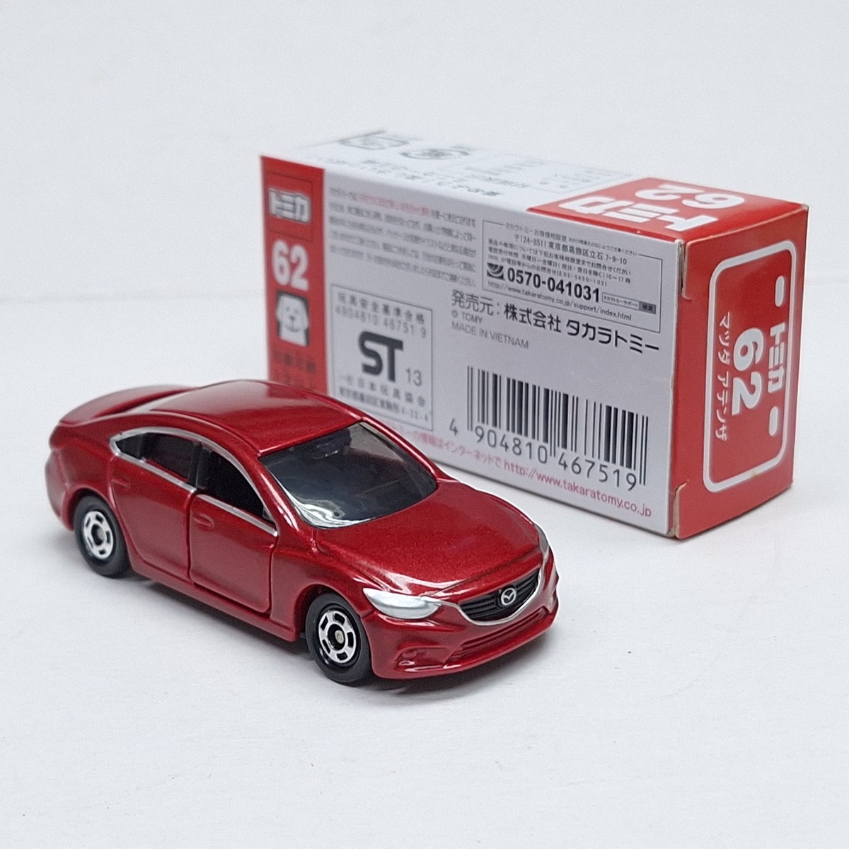 TOMICA 62 MAZDA ATENZA 1/66 TOMY NEW 2013 Red (C) | eBay