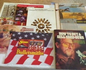 LOT OF 7 VINTAGE WINCHESTER REMINGTON SIERRA GUNS GUIDES PUBLICATIONS