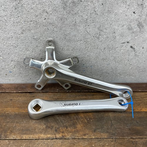 Braccio Manovella Shimano Adamas AX 170mm, Argento, Octalink - Per Bici Vintage (usato)