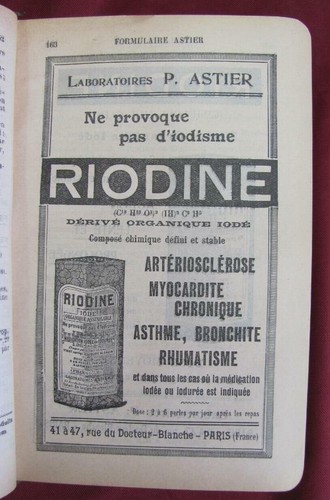 1925 VINTAGE FRENCH MEDICAL BOOK – MEDICAL THERAPY - Picture 6 of 12