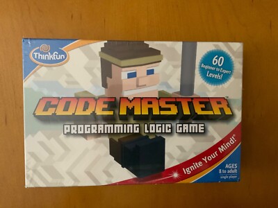 CODE MASTER PROGRAMMING LOGIC GAME BY THINKFUN - 60 LEVELS - NEW/SEALED