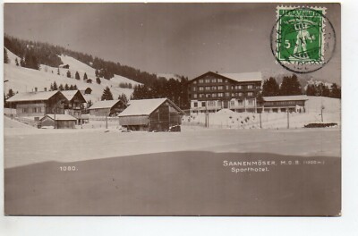 SCHWEIZ SWITZERLAND Kanton BERN BERN Bern SAANEN Sporthotel Saanenmöser mob 