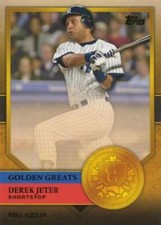 #GG-26 Derek Jeter - New York Yankees - 2012 Topps - Golden Greats Baseball
