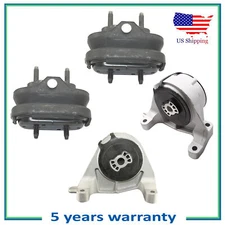 Set 4PCS Engine Motor & Transmission Mount Auto For 08-09 Pontiac Torrent 3.6L