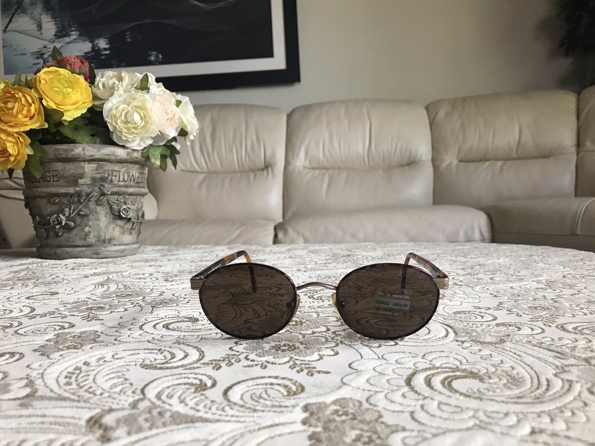 Authentic Vintage Giorgio Armani 633 832 with 100% UV Brown Lenses