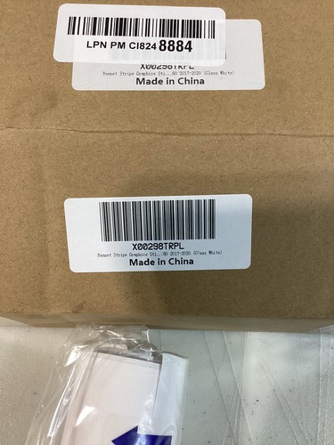 mini cooper bonnet stripes 2017-2020 Gloss White - Foto 2 di 2