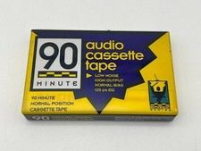 Audio Cassette Tape 1 pack 90 Minute Blank Media Conductor Series