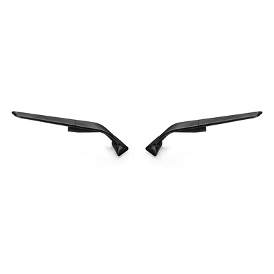 DUCATI RIZOMA STEALTH AERODYNAMIC RACE MIRRORS BLACK + INDICATOR LIGHT KIT
