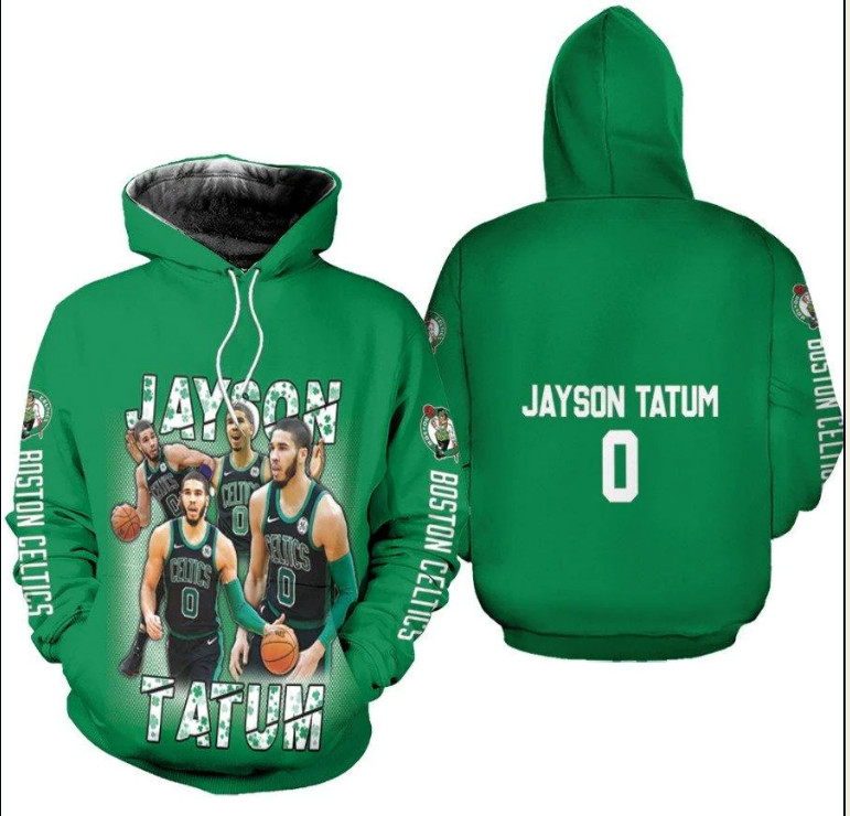 Boston Celtics shirt,, Jayson Tatum hoodie 3d, new hoodie 3d- over  printed//art | eBay