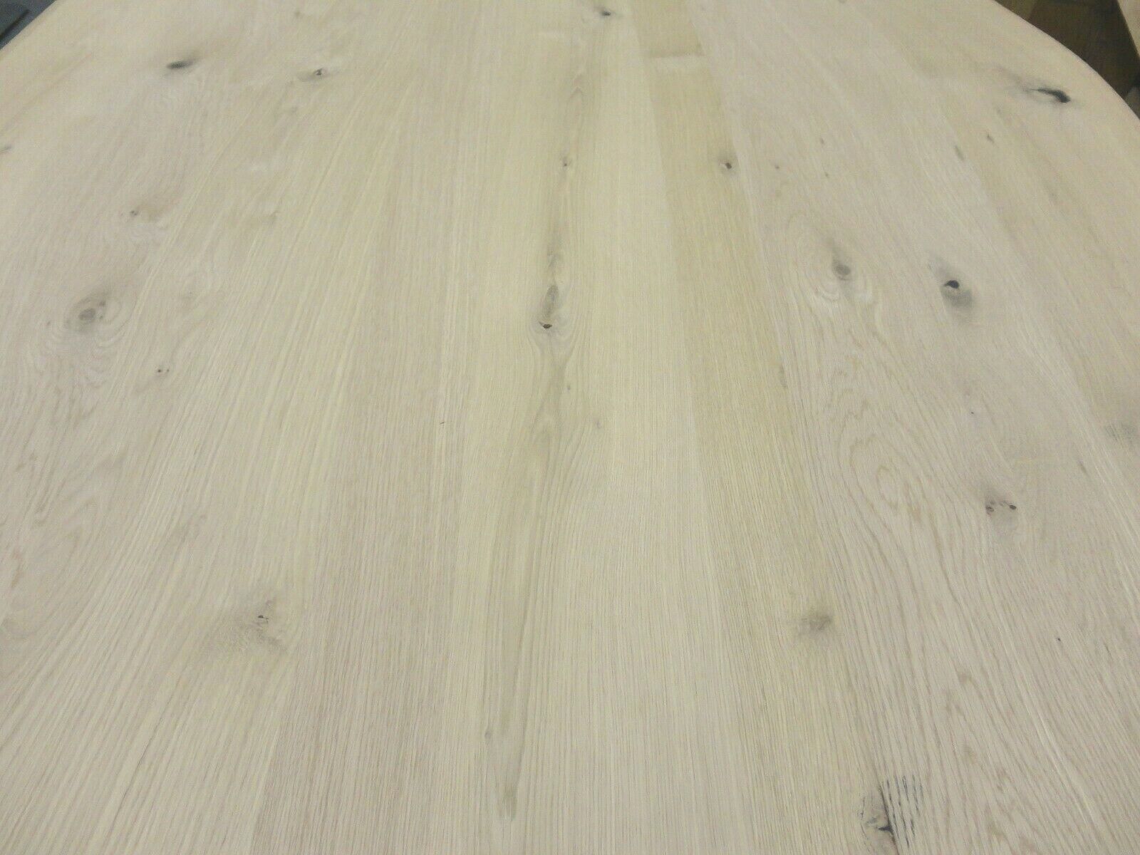 Oak White Rustic Plank Knotty wood veneer 48