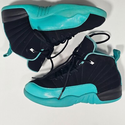 Air Jordan 12 Retro GS Hyper Jade Black 510816-017 Size 3Y | eBay