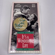 It  s A Wonderful Life, James Stewart Donna Reed VHS, 1993 New Sealed
