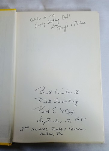 The Life and Legend of Tom Mix by Paul E.Mix Signed Vintage Book - Bild 7 von 16