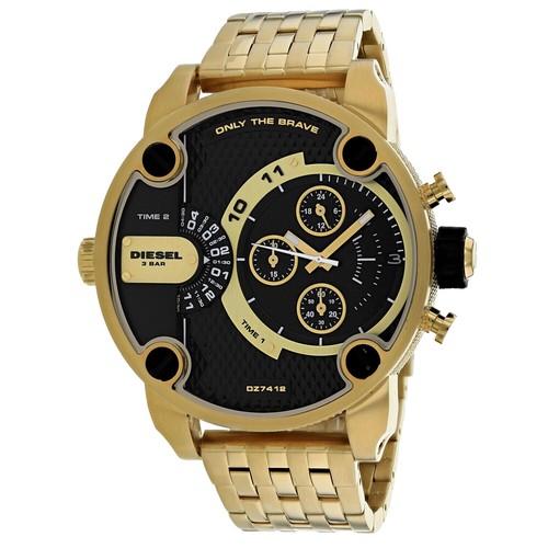 DIESEL LADIES STAINLESS STEEL GOLD COLLECTION WATCH DZ5246 DZ4642 Diesel Mega Chief Gold and Red Watch main image 2