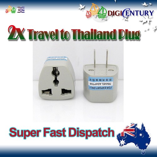 2x Power Plug Australia Travel to China, Japan, Thailand, Mexico