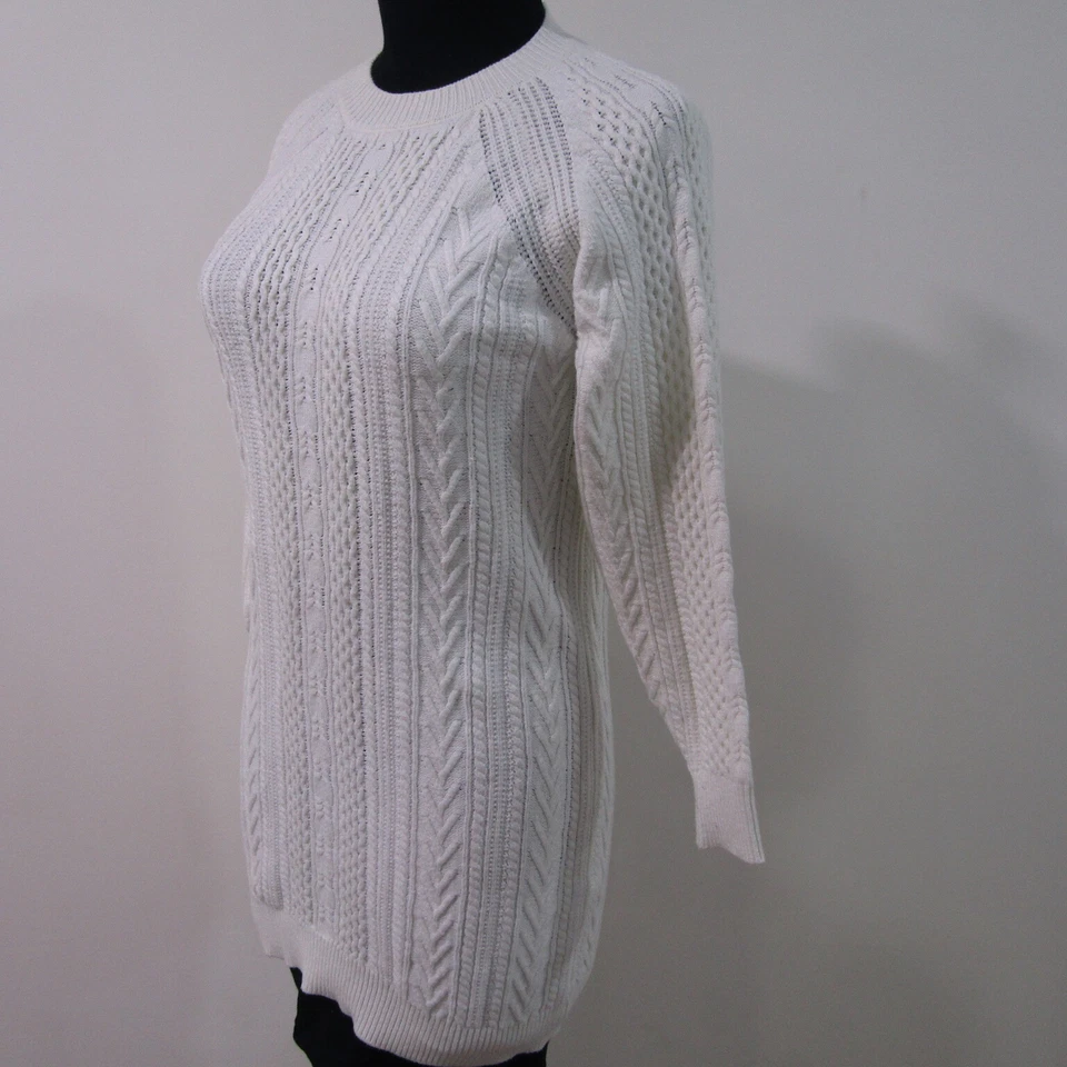 Jersey George Mujer Cuello Redondo Crema Pecho 38/40 Reino Unido Talla 10/12 REF (Y01049) Foto 4 de 4