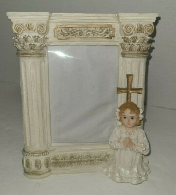 Montefiori Collection Italy Design Picture Frame 3 1/2'' x 5'', Pillars, Cross 