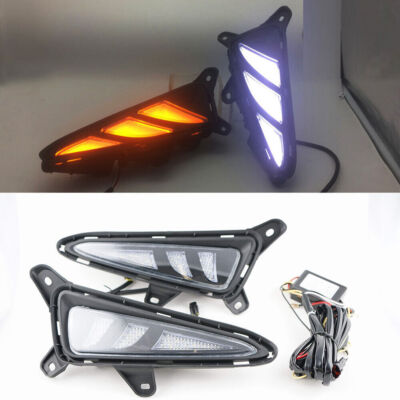 Fit 2018 2019 Toyota CHR C-HR LED Daytime Lamp DRL Turn Signal