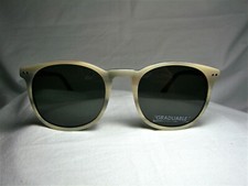 Matt Black sunglasses round panto oval women's men's unisex hyper vintage NOS