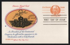 #UY30 10c John Hancock, Fleetwood FDC **ANY 5=FREE SHIPPING**
