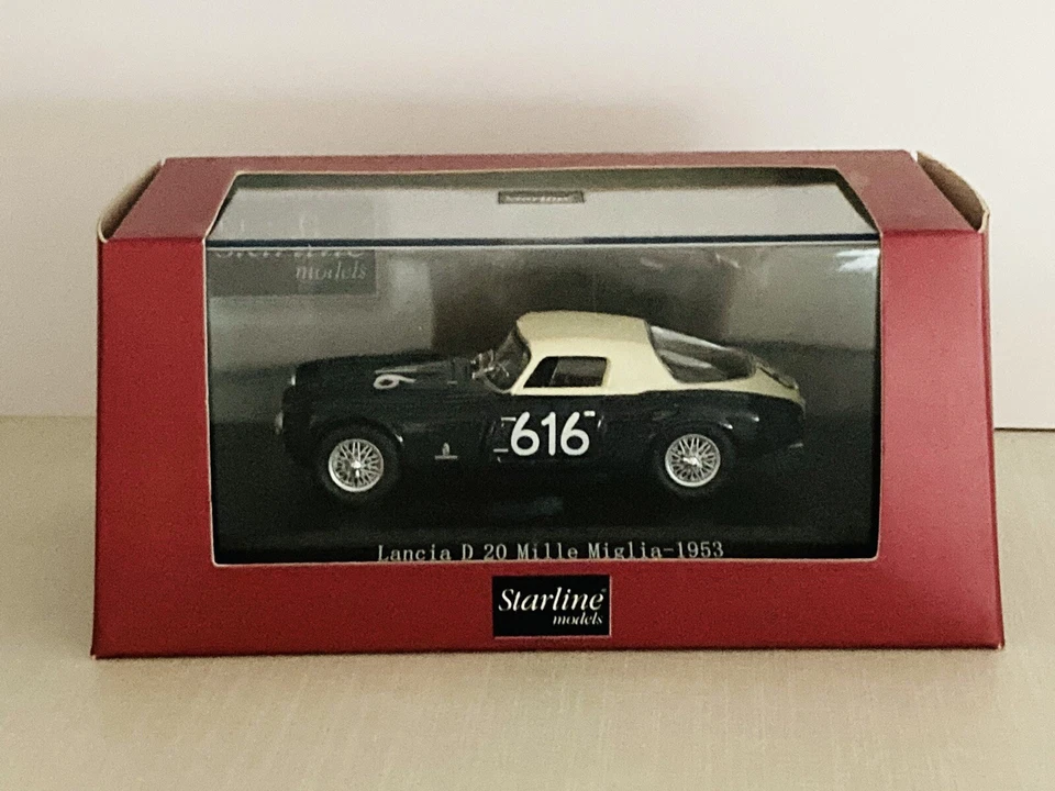 Lancia D 20 Mille Miglia 1953 Barovero Biondetti 616 Starline  1:43 Boxed. - Immagine 4 di 4